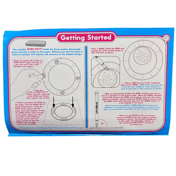 The Original Spirograph Deluxe Design Set Art Craft Toy - Picture 7 of 12